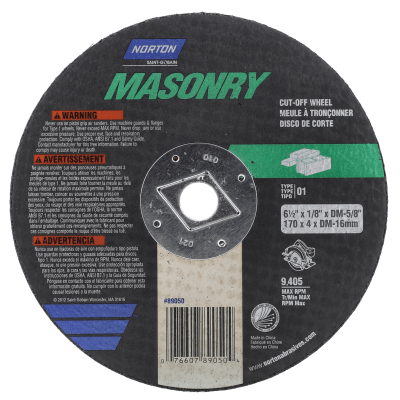 Norton Masonry Circular Saw Cut-Off Wheel