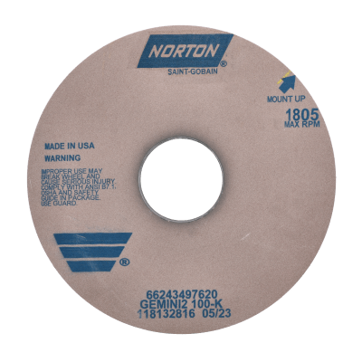 Norton Gemini2 Cylindrical Precision Grinding Wheels