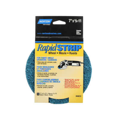 Norton Rapid Strip Non-Woven Depressed Center Wheel - 7"