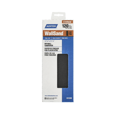 Norton WallSand Drywall Sandpaper Sheet - 4 3/16 x 11 1/4 - P120