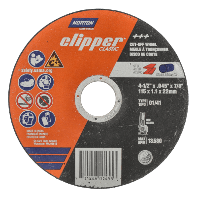 Norton Clipper Classic Right Angle Cut-off Wheel - Type 01