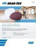 Flyer - Floor Pads - Stain Application Pad - White Screen Driver  - DIY - 8420
