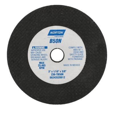 Norton NorZon Plus Small Diameter Cut-off Wheel