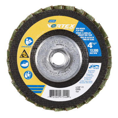 Norton Vortex Rapid Prep Non-Woven Flap Discs