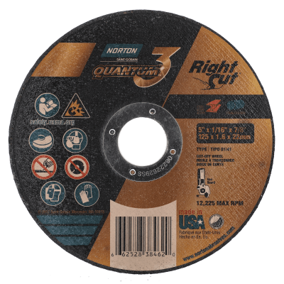 Norton Quantum3 Small Diameter Cut-off Wheel - Type 01/41