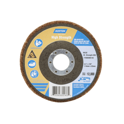 Norton High Strength Non-Woven Depressed Center Discs - Coarse