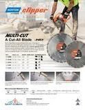 Flyer - Diamond Blades - Norton Clipper Multi-Cut - 8904