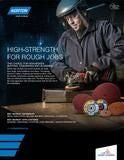 Norton high-strength non-woven products are made from tough, resin-reinforced nylon fibers.