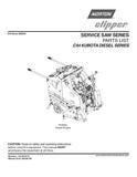 Norton Clipper Walk-Behind Saw - Owners Manual / Parts List - Revised 2016