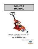 Norton Clipper Walk-Behind Saw - Owners Manual / Parts List
Revised 7/2017