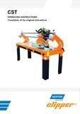 Norton Clipper Masonry/Stone/Tile Saw - CST 100/120 Owners Manual - Revised 2017