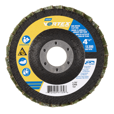 Norton Vortex Rapid Prep Non-Woven Flap Discs
