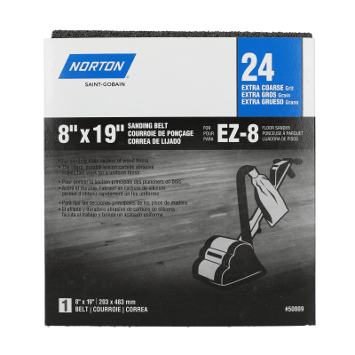 Norton Durite Silicon Carbide Cloth Floor Sanding Belt - 24 Grit