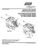 Norton Clipper Walk-Behind Saw - Owners Manual / Parts List