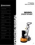 Norton Clipper CG435 Floor Grinder/Polisher