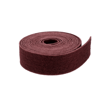 Merit Non-Woven Rolls - Maroon 747 General Purpose Plus Aluminum Oxide Roll - Very Fine