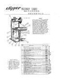 Norton Clipper Masonry Saws - Owners Manual / Parts List