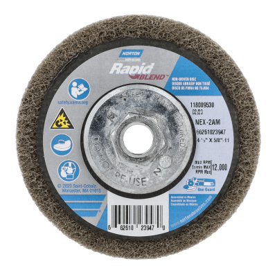 Norton Rapid Blend Non-Woven Depressed Center Discs - NEX-2AM