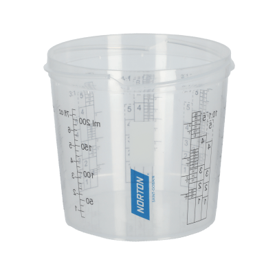 Norton Vented Paint Cup System- 300ml Cup - Pack 0f 100