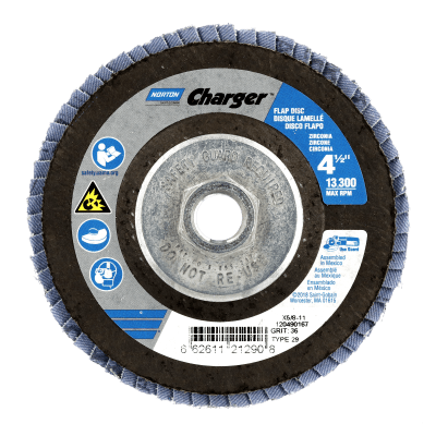 Norton Charger Zirconia Alumina Flap Disc - Type 29