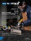 Non-Woven depressed center discs for rapid, durable blending and surface finishing