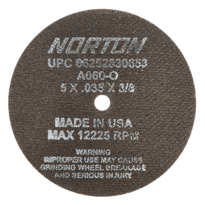Norton  Aluminum Oxide Small Diameter Reinforced Cut-off Wheel