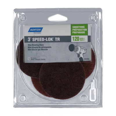 Norton Mini Surface Prep Non-Woven TR Discs - Handy Packs
