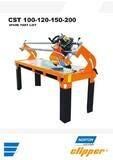 Norton Clipper Masonry/Stone/Tile Saw - CST 100/120/150/200 Parts List - Revised 2017
