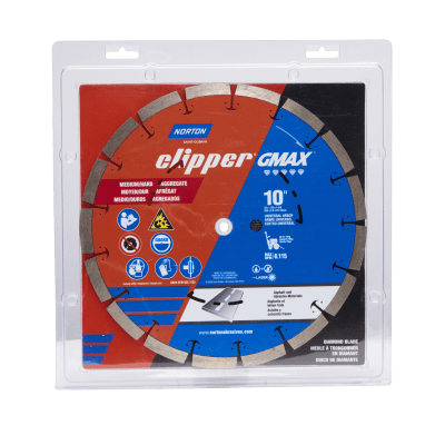 Norton Clipper GMAX Diamond Blade - 10" - Soft/Medium Aggregate