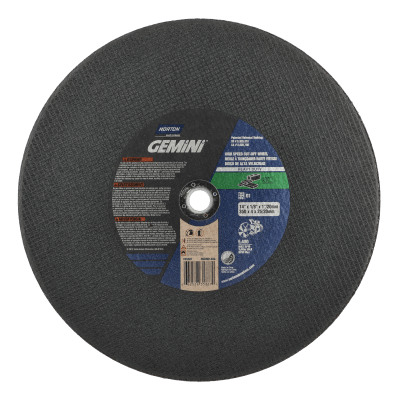 Norton Gemini High-Speed Cut-off Wheel - Type 01 -  14 X1/ 8 X1 /20mm