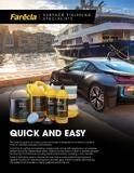 Cutting and polishing compounds to enhance highest level shine on painted and lacquered surfaces.