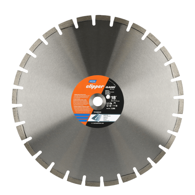 Norton Clipper Classic Diamond Blade for Asphalt / Abrasive Materials