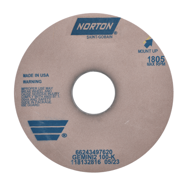 Norton Gemini2 Cylindrical Precision Grinding Wheels