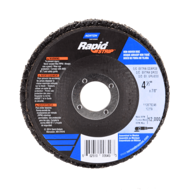 Norton Rapid Strip Depressed Center Disc - 4 1/2 x 7/8"