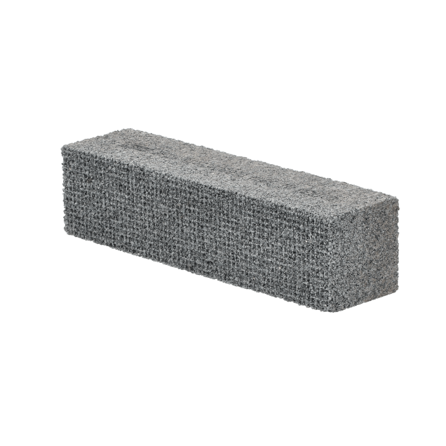 Norton Hand Held Rubbing Brick - Knurled Sides - 2 X 2 X 8