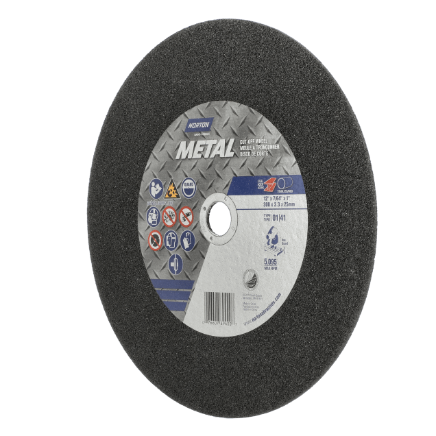 Norton Metal Chop Saw Cut-off Wheel - 64 x 1 - Type 01