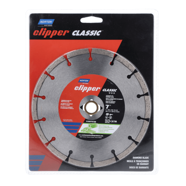 Norton Clipper Classic Diamond Blade Segmented RIM for General Purpose Masonry Building Materials