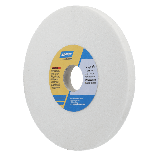 Norton SG Ceramic Alumina Toolroom Wheel - Type 01 - with Vitrium3 Bond