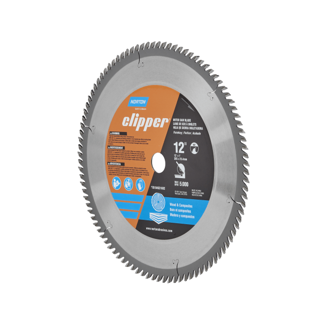 Norton Clipper Wood & Composite Blade for Miter Saws