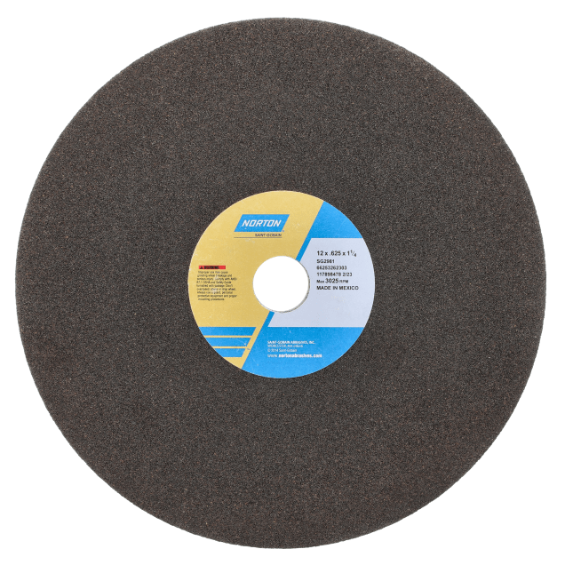 Norton NorZon Sawgumming Wheel - Type 01 Straight