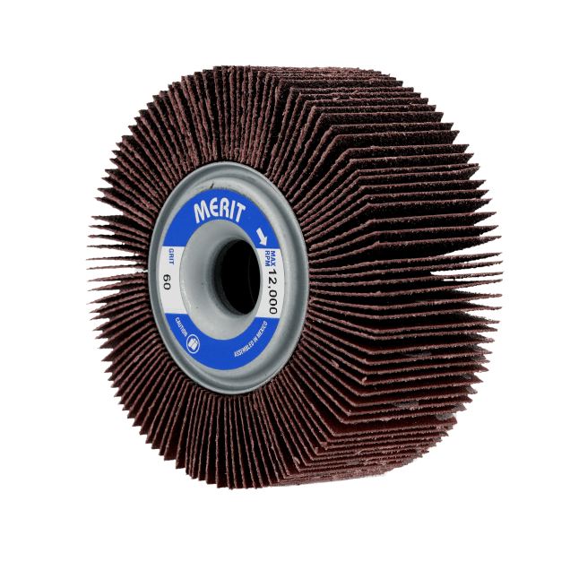 Merit High Performance Ceramic/AO Abrasive Large Diameter Flap Wheel