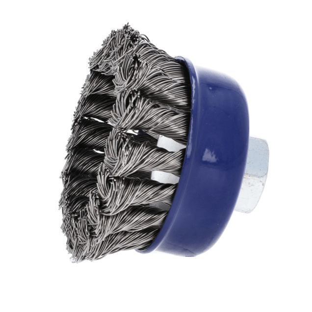 Norton Clipper Classic Twist  Knot Wire Cup Brush - Stainless