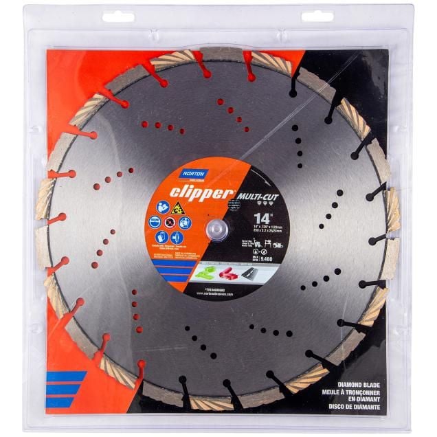 Norton Clipper Multi-Cut Segmented Rim General Purpose Building
