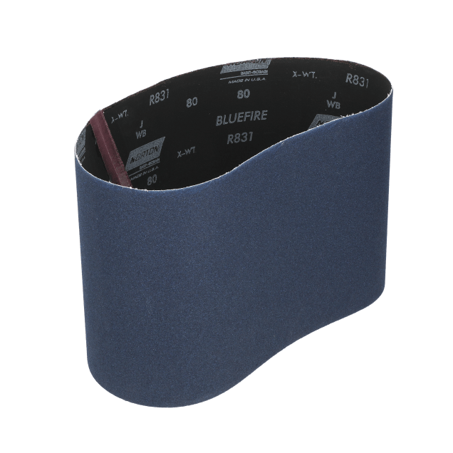 Norton BlueFire R831 Zirconia Alumina Cloth Floor Sanding Belts - 7-7/8" x 33"