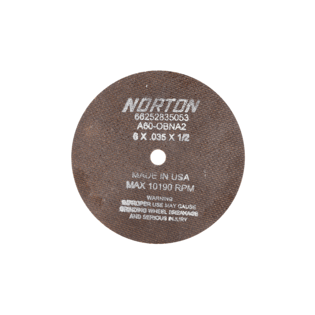 Norton OBNA2 Aluminum Oxide Toolroom Cut-off Wheels - Type 41