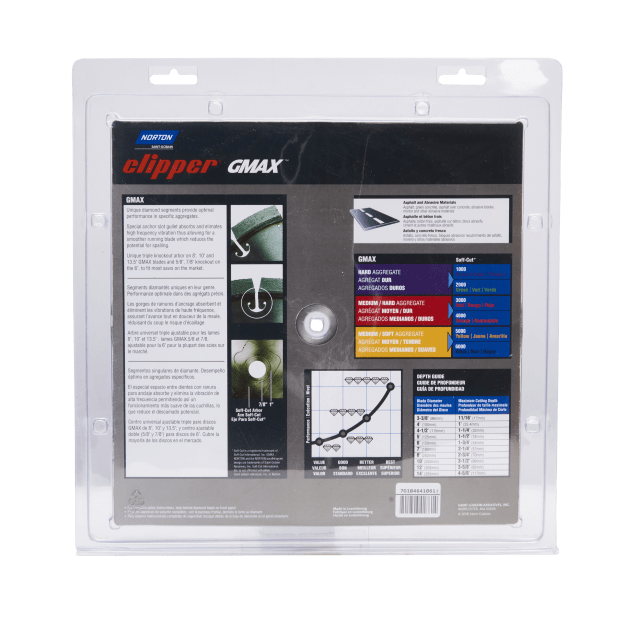Norton Clipper GMAX Diamond Blade - 10" - Soft/Medium Aggregate