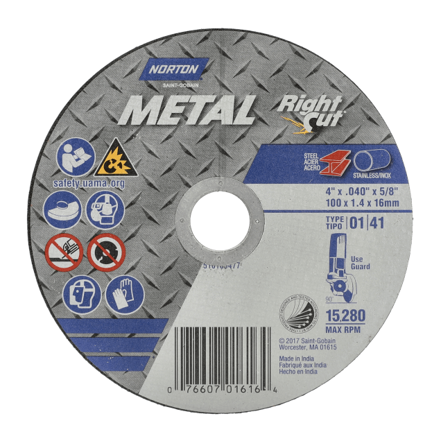 Norton Metal RightCut Small Diameter Cut-off Wheel - Type 01/41
