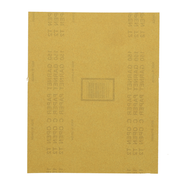 Norton Garnet Open Coat Paper Sheet - 9 x 11" - C150