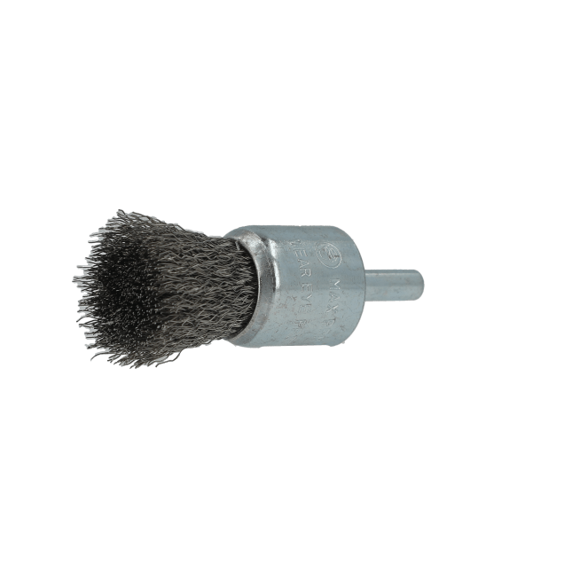 Norton ByNorton Crimped Wire End Brush - 1" - Stainless Steel