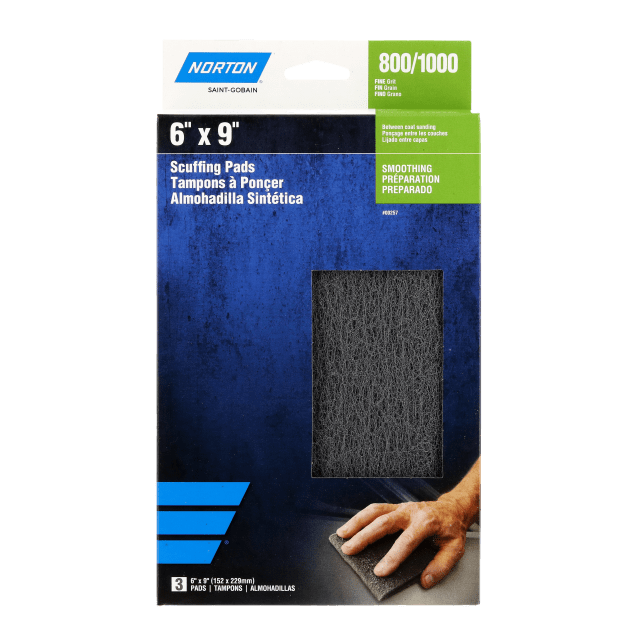 Norton 6" x 9" Scuff Pad - Color Prep Bear-Tex
